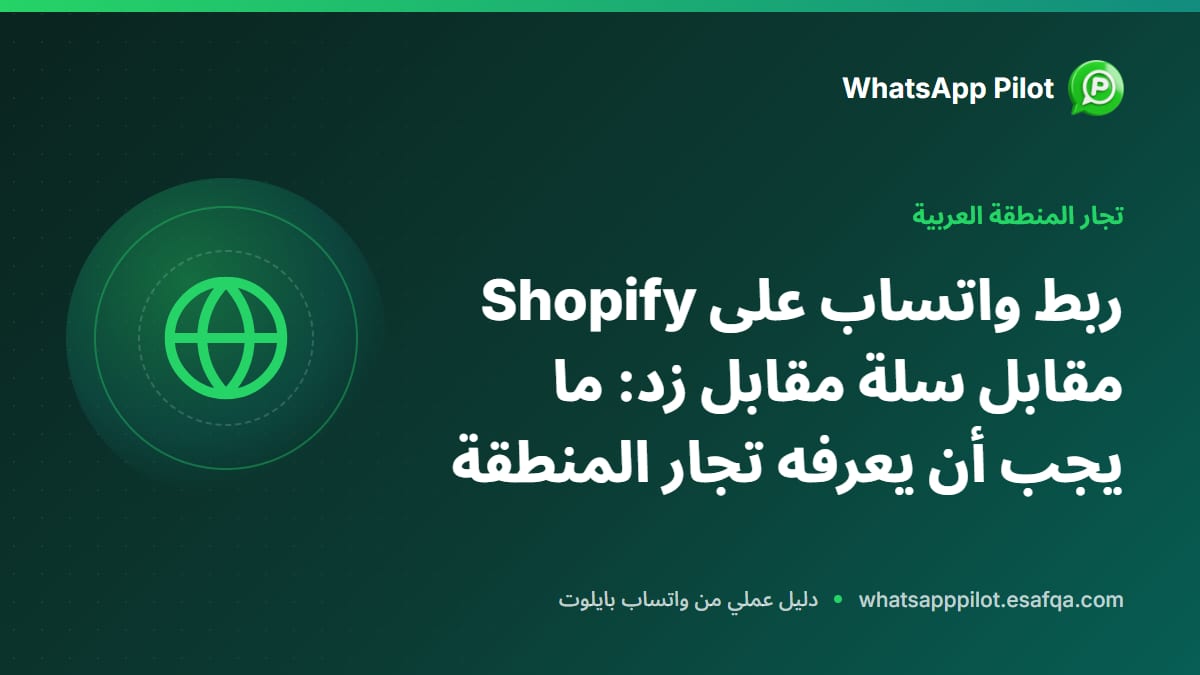 ربط واتساب على Shopify مقابل سلة مقابل زد: ما يجب أن يعرفه تجار المنطقة