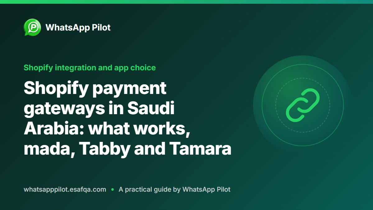 Shopify payment gateways in Saudi Arabia: what works, mada, Tabby and Tamara