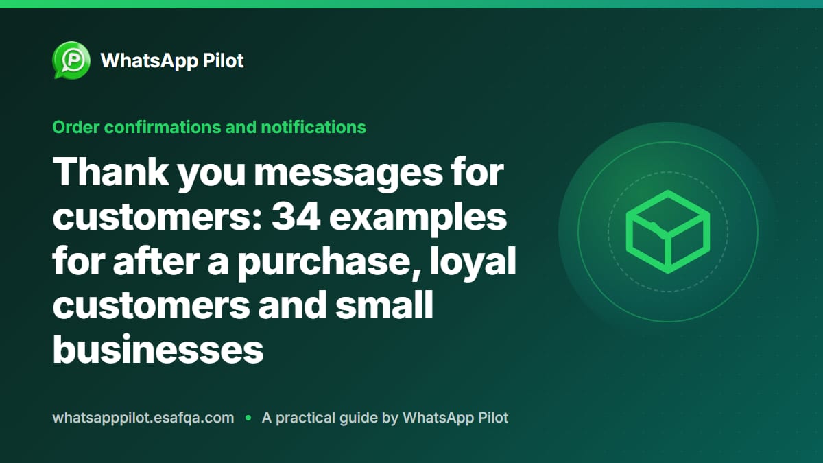 Thank you messages for customers: 34 examples for after a purchase, loyal customers and small businesses