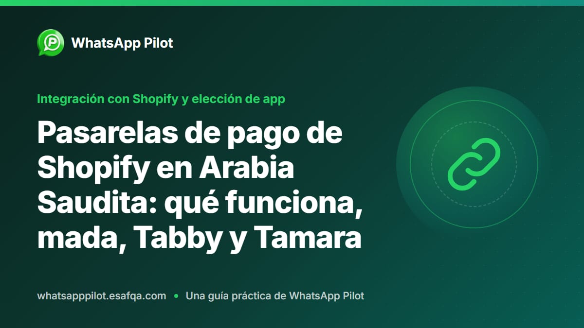 Pasarelas de pago de Shopify en Arabia Saudita: qué funciona, mada, Tabby y Tamara