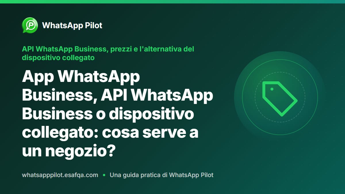 App WhatsApp Business, API WhatsApp Business o dispositivo collegato: cosa serve a un negozio?
