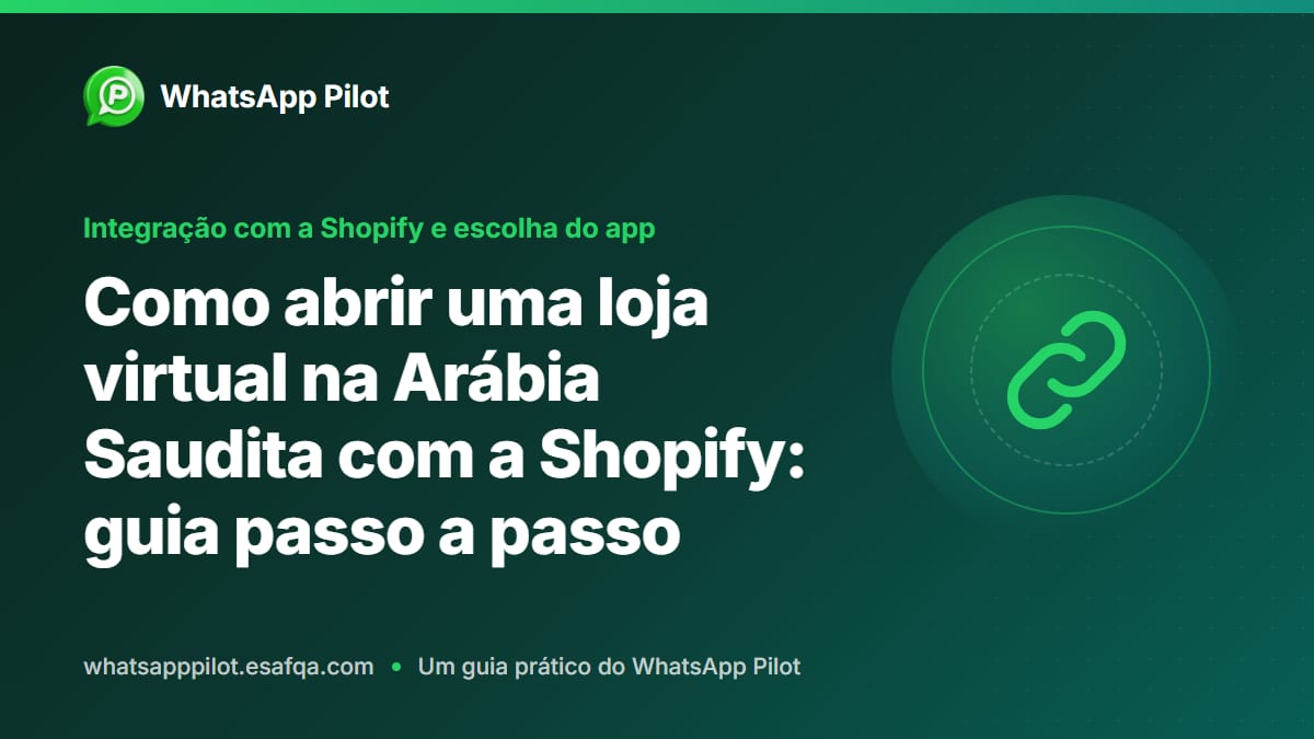 Como abrir uma loja virtual na Arábia Saudita com a Shopify: guia passo a passo